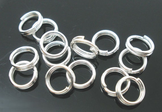 Plated Iron Round Open Jump Rings Red Copper 0.7 x 4mm 1000 Pcs DIY Jewellery