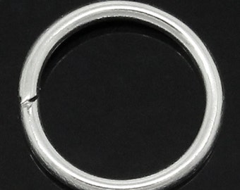 500pcs 6mm Silver Plated Jump Ring - 20 Gauge - Ships from USA, Wholesale Supplies  Findings, Wholesale Jump Ring, Silver Jump Ring - JR98-2