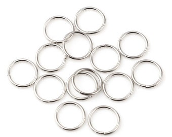 100pcs 3mm Silver Tone Jump Ring - 24 Gauge, Jewelry Finding, Jewelry Making Supplies, Necklace, Bracelet, DIY, Ships from USA - JR160