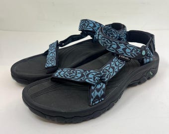 Teva Hurricane XLT Sandals Women 9 Celtic Aqua Black Sport Hiking Strappy