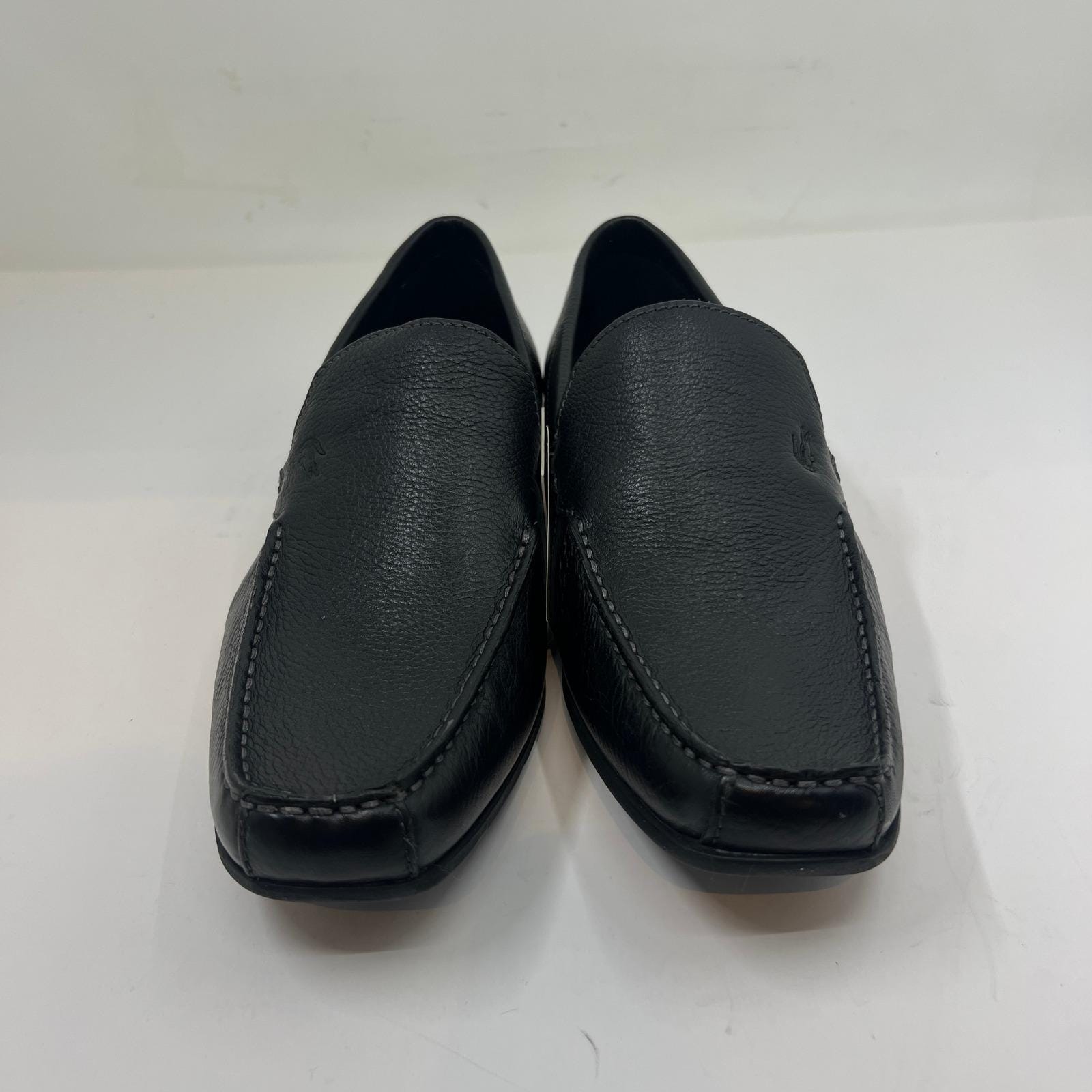 Lacoste Argon Lexi 2 Mens 10.5 Black Leather Slip on Loafer  display picture 1