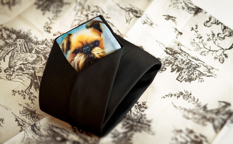 Custom PeekaBoo tie with YOUR photo hidden inside. Cotton Anniversary gift, Boudoir gift, new dad gift, 2nd Anniversary gift image 9