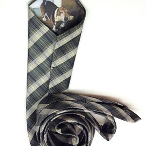 Custom PeekaBoo tie with YOUR photo hidden inside. Cotton Anniversary gift, Boudoir gift, new dad gift, 2nd Anniversary gift image 8