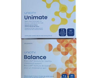 Unicity balance & unimate bundle 2 boxes |Yerbamate drink mix