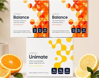 Unicity balance & unimate bundle 3 boxes |Yerbamate drink mix