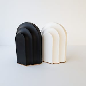 Minimalist Arch Bookend, Modern Scandi Home Decor, Arches Bookends