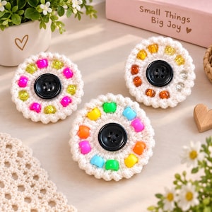 Beaded Fidget Spinner Crochet Pattern, Beginner-Friendly Crochet Tutorial, No Sew, Sensory Toy, Crochet Fidget Spinner, (PDF Pattern)