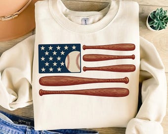 American Flag Baseball Png, Retro Baseball Shirt Png, Baseball 4th of July Png,, Memorial Day Png, Baseball Game Day Png, Baseball Flag Png
