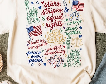 Liberal 4th of July PNG, Doodle USA Political Png, Anti Independence Day, Equal Rights, Anti Ice, Peace, Resist Tee, 4th of July PNG Shirt