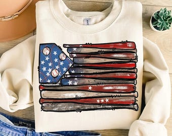 American Flag Baseball American Png, Baseball 4th of July Png, Memorial Day Png, Baseball Game Day Png, Retro Baseball Png, Baseball Season