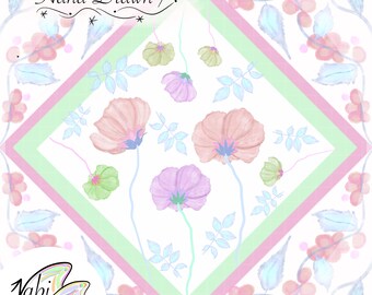 Botanical Floral Seamless Pattern | Watercolor Digital Paper (Digital Download)