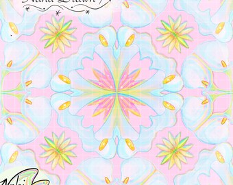 Floral Seamless Pattern | Vintage Flower Digital Paper | Botanical Background Design | PNG Download