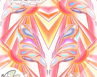 Butterfly Seamless Pattern PNG