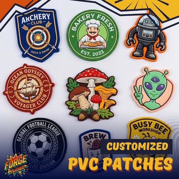 Custom PVC Patches, Personalized Tactical PVC Morale Patches, 3D Rubber Patch for Tactical Gear, Hook and Loop Patches, Pvc Rubber Patch
