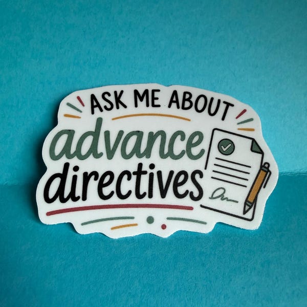 Advance Directives Sticker