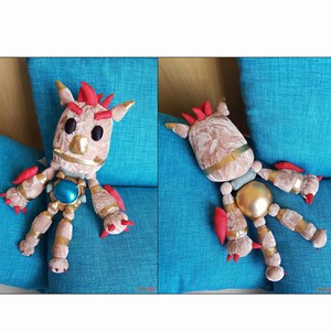 Knack Plush: The Perfect Gift for Gamers and Collectors. Decorate your gaming room with a Handmade Masterpiece Custom order available image 3