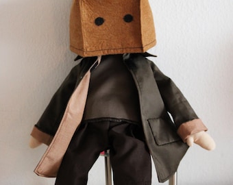 The Boy Horror Plush: Hand-Painted Geek Gift, Inspired by Tiny Nightmares