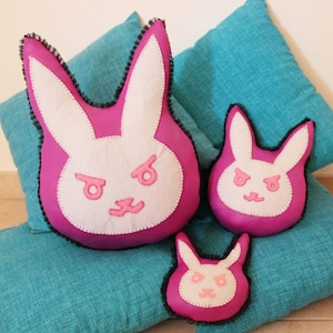 Pink angry Bunny Plush