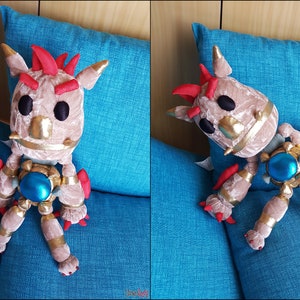Knack Plush: The Perfect Gift for Gamers and Collectors. Decorate your gaming room with a Handmade Masterpiece Custom order available image 8
