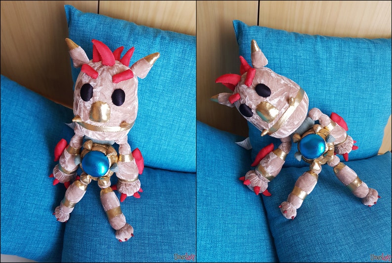 Knack Plush: The Perfect Gift for Gamers and Collectors. Decorate your gaming room with a Handmade Masterpiece Custom order available image 8