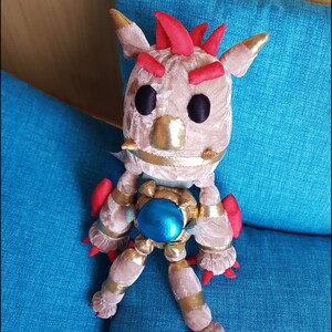 Knack Plush: The Perfect Gift for Gamers and Collectors. Decorate your gaming room with a Handmade Masterpiece Custom order available image 5