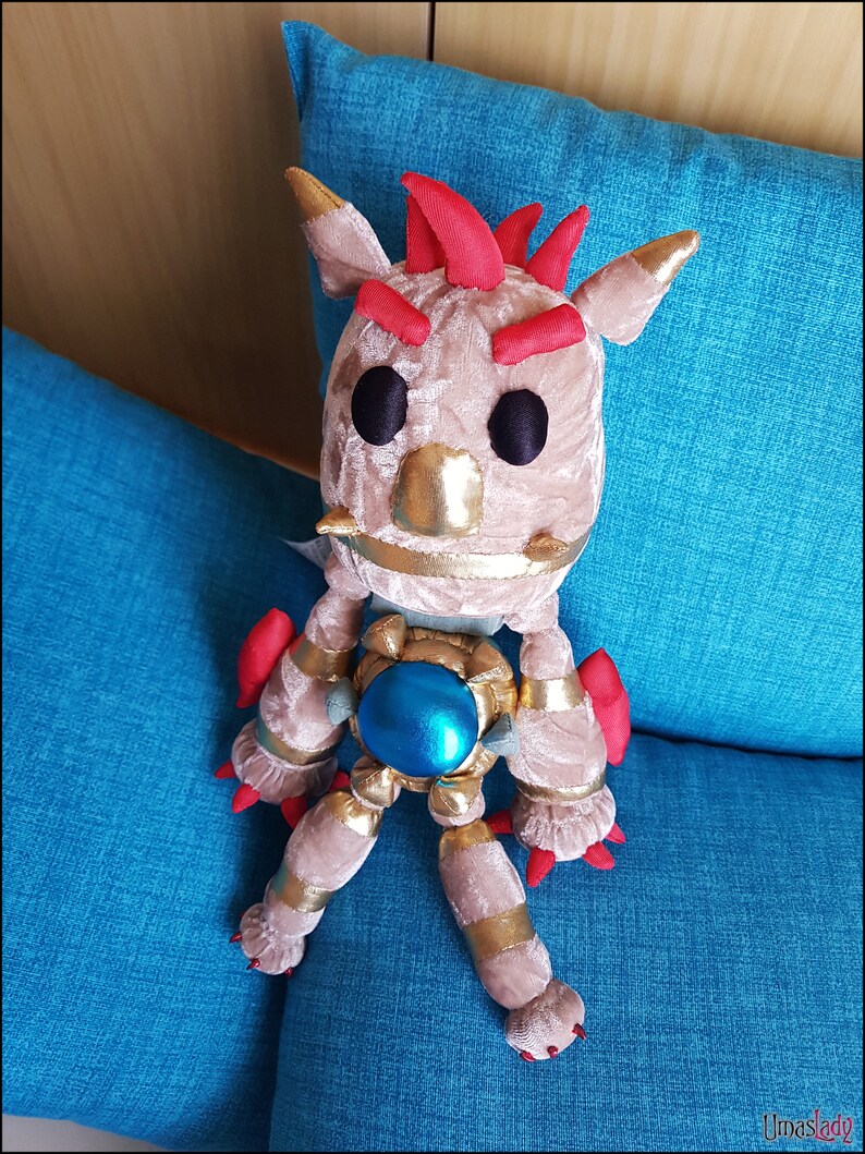 Knack Plush: The Perfect Gift for Gamers and Collectors. Decorate your gaming room with a Handmade Masterpiece Custom order available image 5