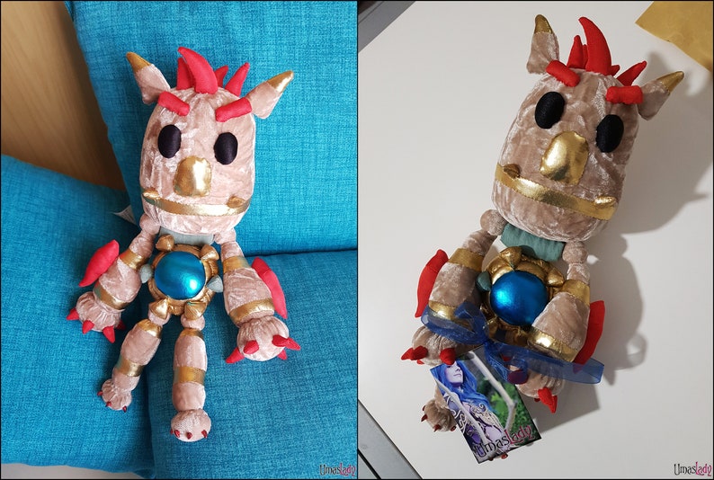 Knack Plush: The Perfect Gift for Gamers and Collectors. Decorate your gaming room with a Handmade Masterpiece Custom order available image 9