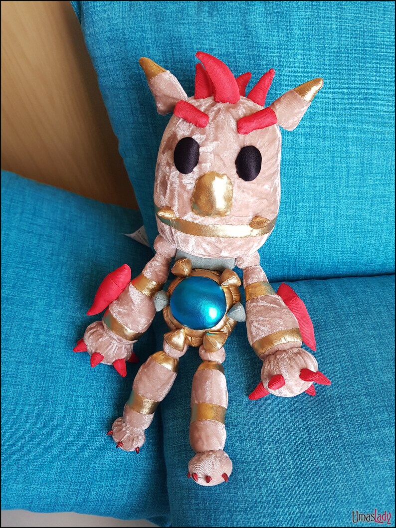 Knack Plush: The Perfect Gift for Gamers and Collectors. Decorate your gaming room with a Handmade Masterpiece Custom order available image 4
