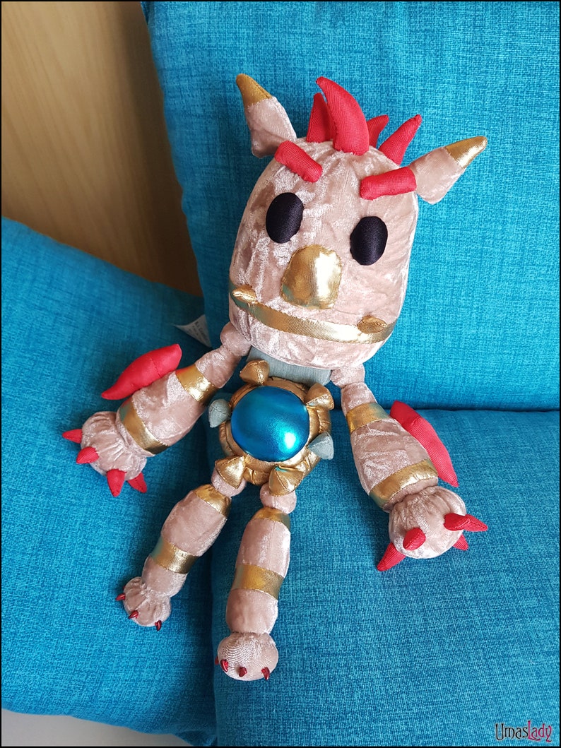 Knack Plush: The Perfect Gift for Gamers and Collectors. Decorate your gaming room with a Handmade Masterpiece Custom order available image 2