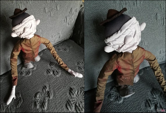 picture Janitor Little Nightmares Six Face the janitor little nightmares fearful plush videogames creepy plush horror hand painted plush gift idea for gamers plush collector