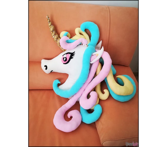 Chibi Rainbow Unicorn Plush