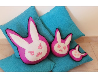 Pink Bunny Plush: The Enchanting Accessory for Your Gaming Station! Customize it as an Easter Gift Idea!