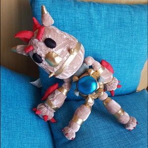 Knack Plush: The Perfect Gift for Gamers and Collectors. Decorate your gaming room with a Handmade Masterpiece Custom order available image 6