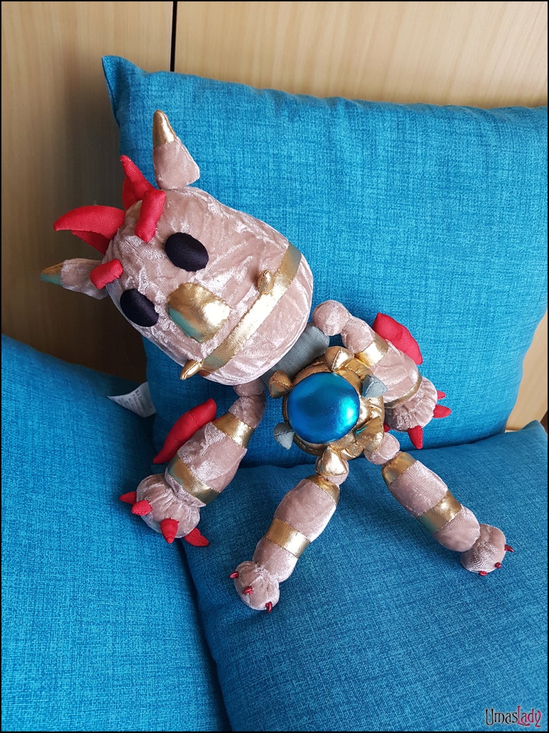 Knack Plush: The Perfect Gift for Gamers and Collectors. Decorate your gaming room with a Handmade Masterpiece Custom order available image 6