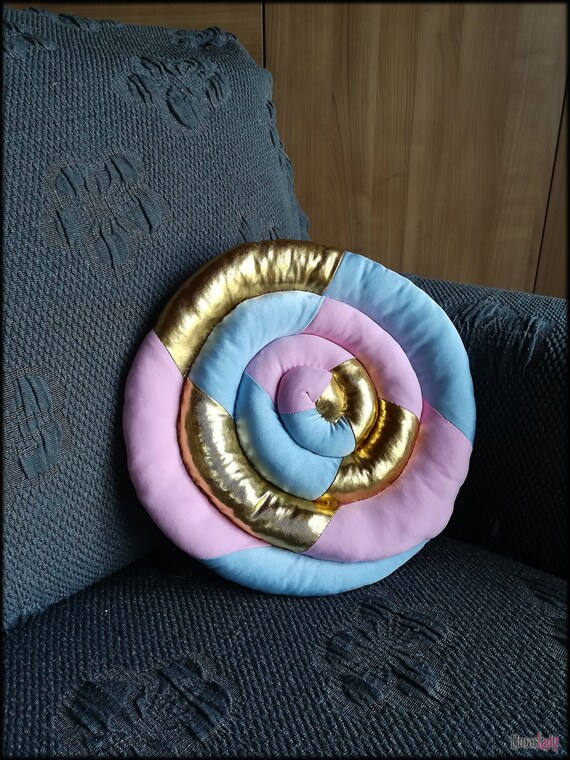 Lollipop Kawaii Plush Pastel Colors Gold Pink Light Blue Etsy
