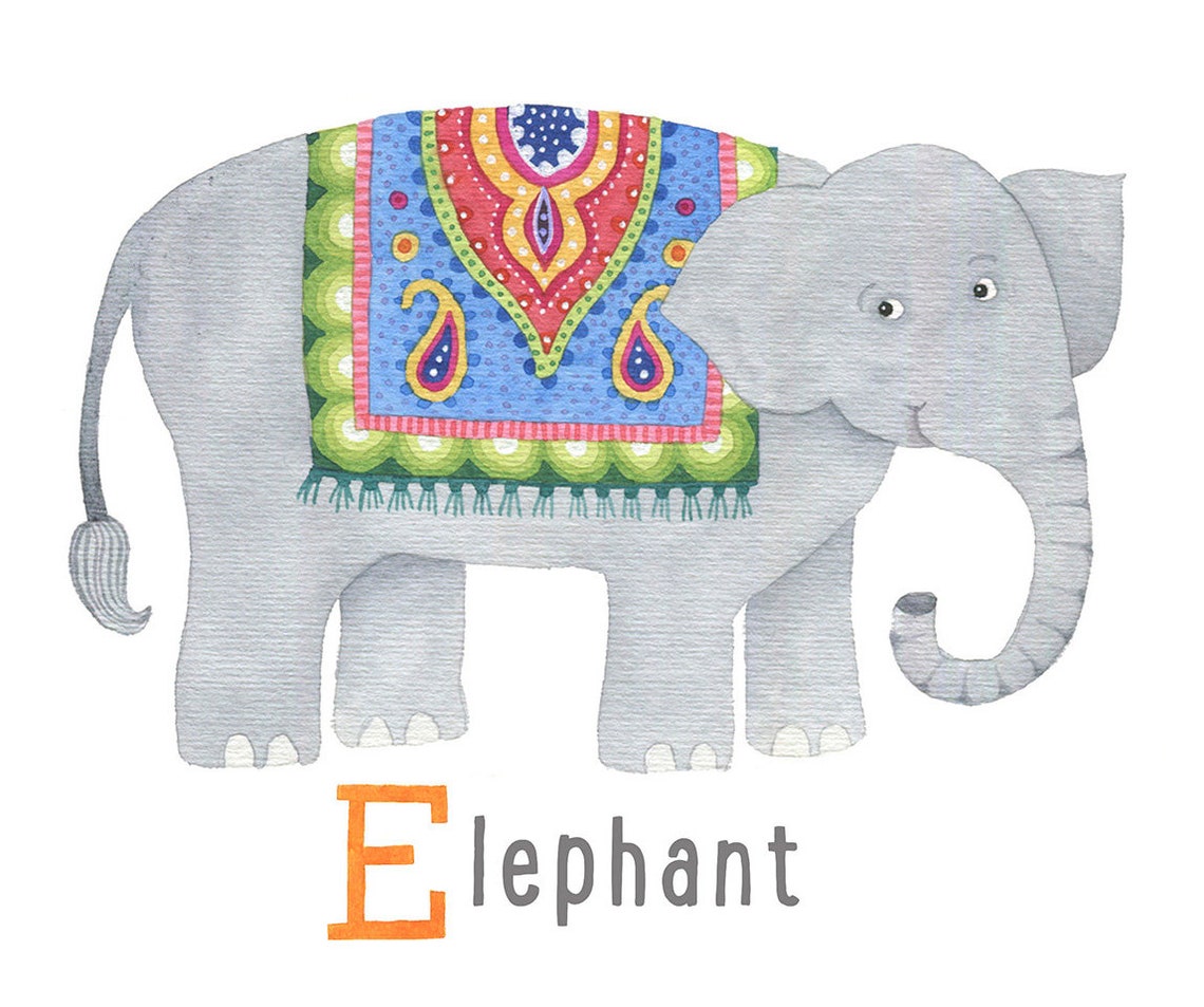 Alphabet Poster, Animal Poster, Kids Alphabet Print, Animal Alphabet ...