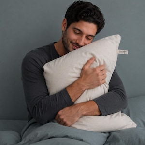 Natural Kapok Pillow Soft Adjustable Plant based Pillow Standard (20x26 in)