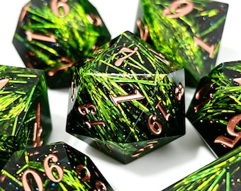 Enchanted Forest-harsdobbelstenenset, Night Woods TTRPG polyhedral dobbelstenen
