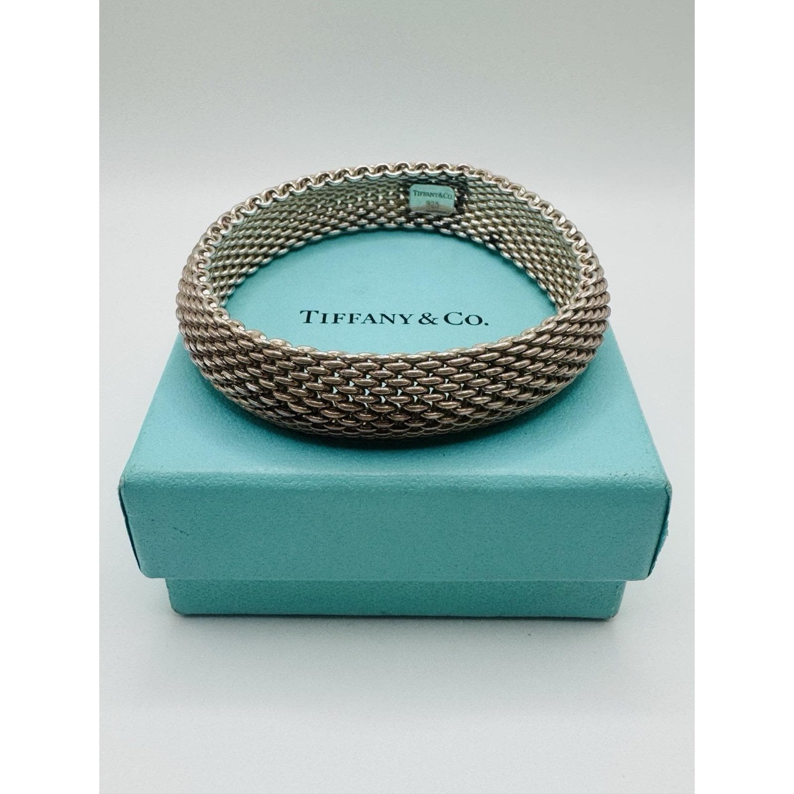 Vintage Tiffanys Silver Bangle - Etsy
