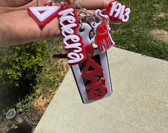 Custom Paddle Charm Keychains