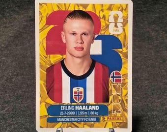 HAALAND GOLD NORWAY World Cup 2026 Trading Card Sticker