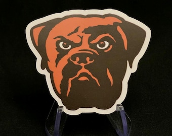 Pegatina del equipo de la NFL CLEVELAND BROWNS Dog Pound