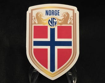 Pegatina de vinilo de la selección nacional de Noruega para la Copa Mundial de la FIFA 2026