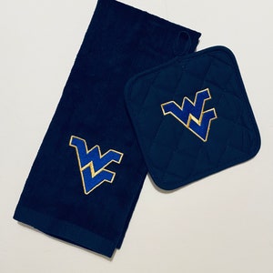 West Virginia Hand Towel and Pot Holder set