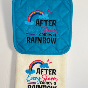 Kitchen Hand Towel And Pot Holder Set