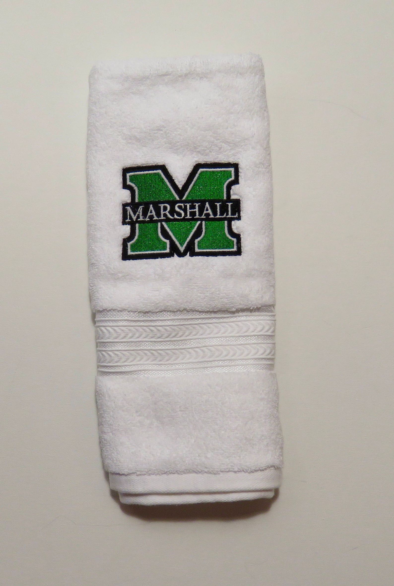Kitchen Hand Towel with Marshall University Logo embroidery Etsy