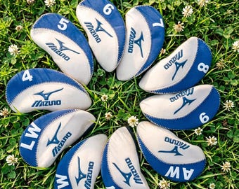 Fundas para cabezas de hierros de palos de golf Mizuno, 12 colores, NUEVAS, de neopreno