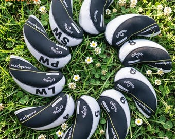 Fundas para cabezas de hierros de palos de golf Callaway Paradym, 4 colores, neopreno