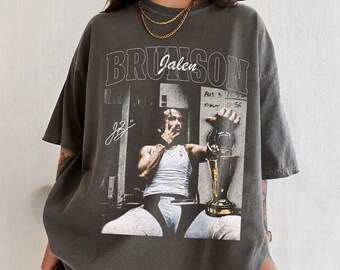 Vintage Jalen Brunson Basketball Comfort Colors Shirt