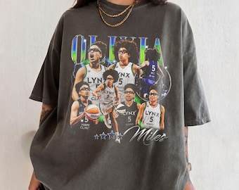 Olivia Miles Basketball Graphic Tee Vintage Comfort Colors Shirt